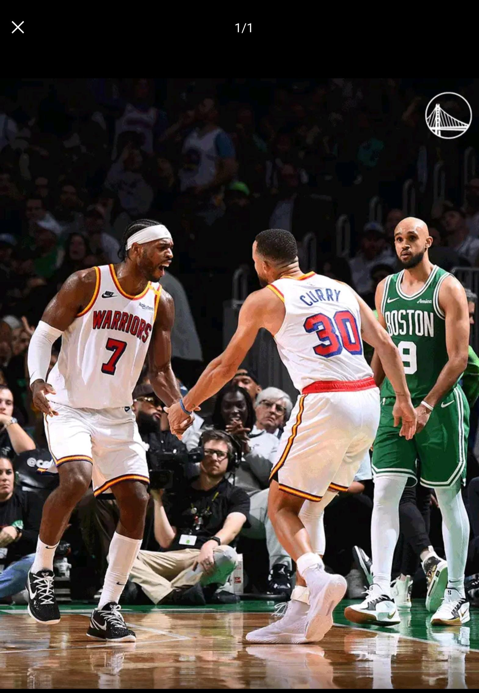 凯尔特人鏖战辽宁队，库里高光表现